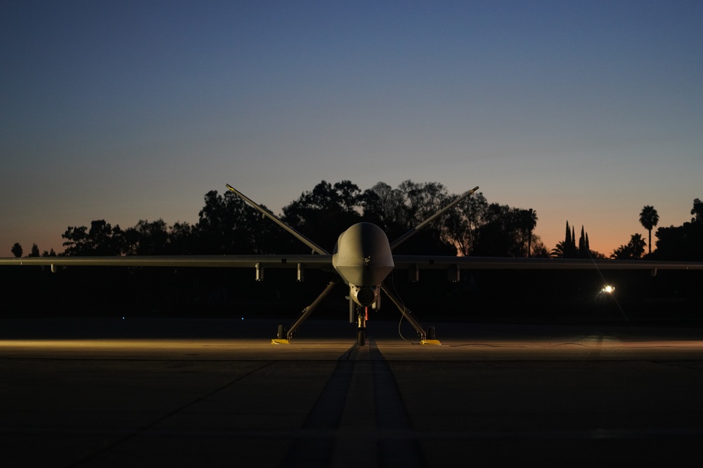 USAF MQ-9 lands on Camp Pendleton for the first time