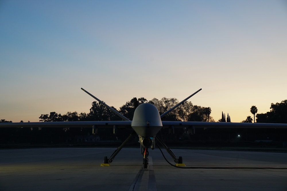 USAF MQ-9 lands on Camp Pendleton for the first time