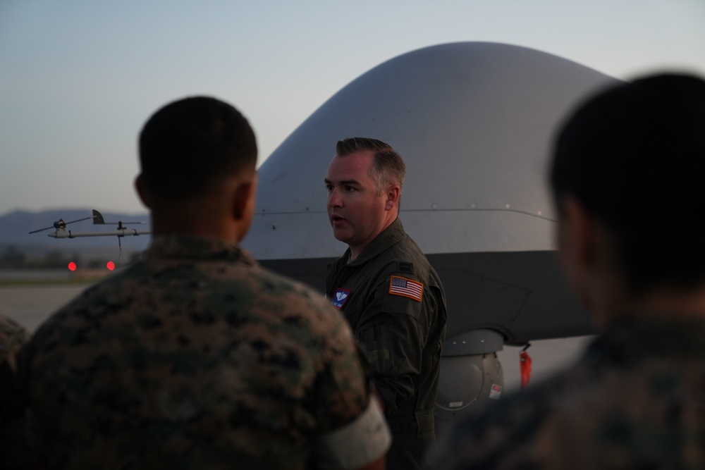 USAF MQ-9 lands on Camp Pendleton for the first time