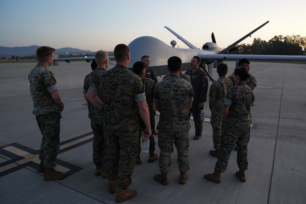 USAF MQ-9 lands on Camp Pendleton for the first time