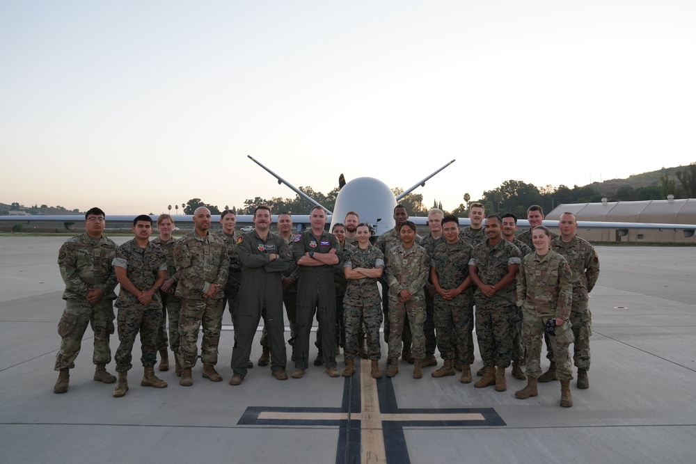 USAF MQ-9 lands on Camp Pendleton for the first time