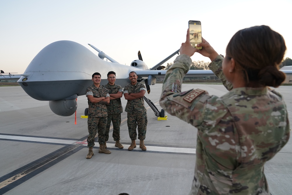 USAF MQ-9 lands on Camp Pendleton for the first time