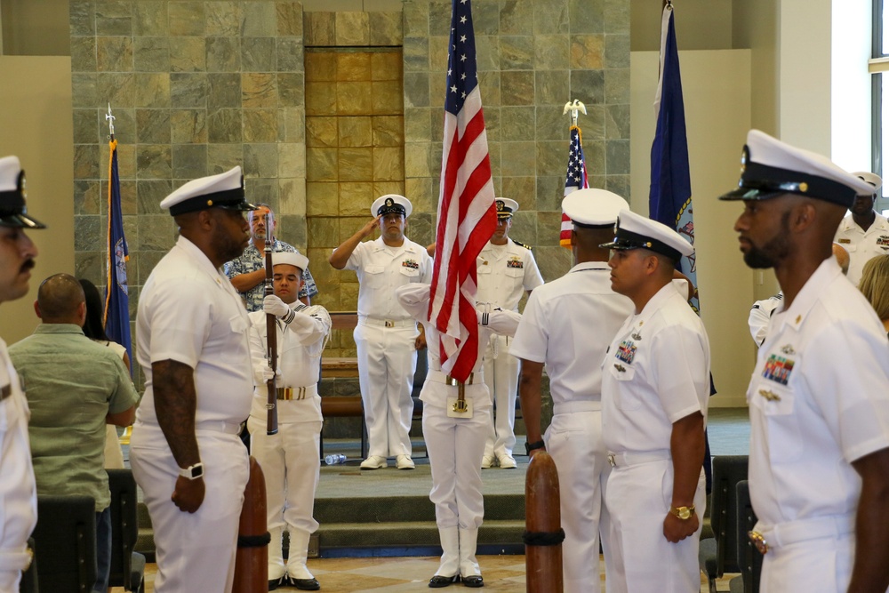 Chief Electronics Technician Adrian Estrada Retirement Ceremony