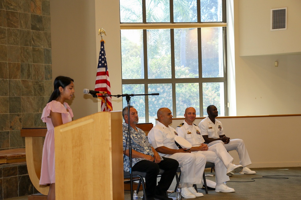 Chief Electronics Technician Adrian Estrada Retirement Ceremony