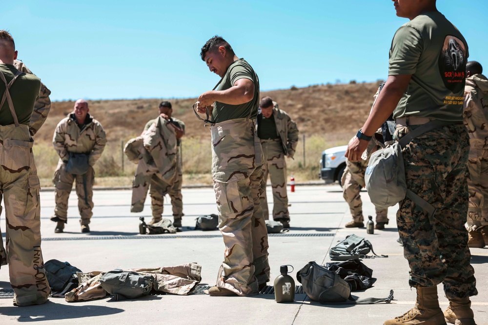 11th MEU Gas Chamber training