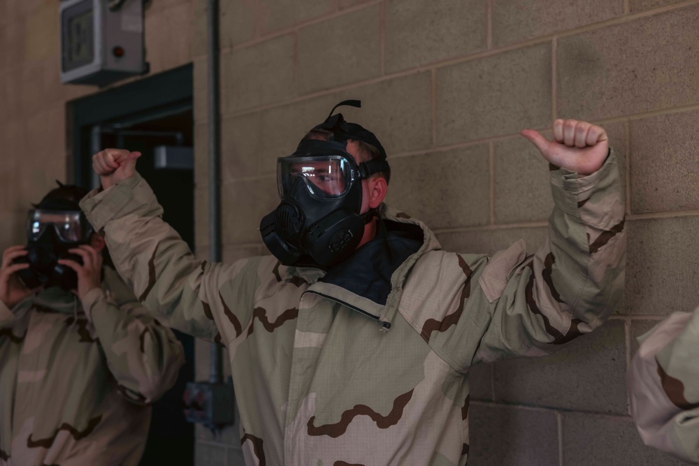 11th MEU Gas Chamber training