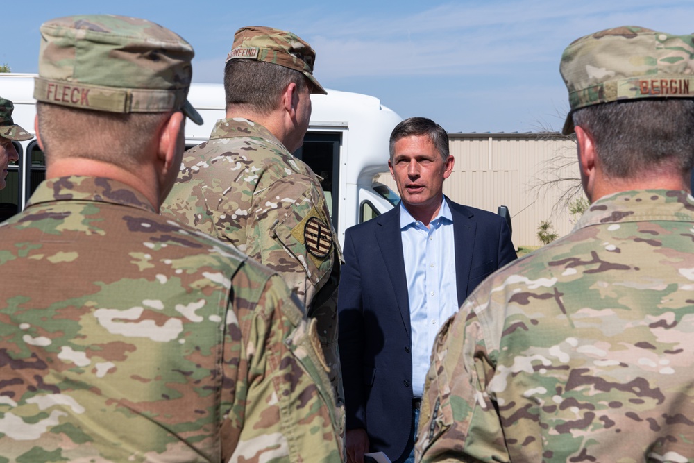 New Mexico Senators and Air Force leadership visit Cannon AFB to speak with community leaders