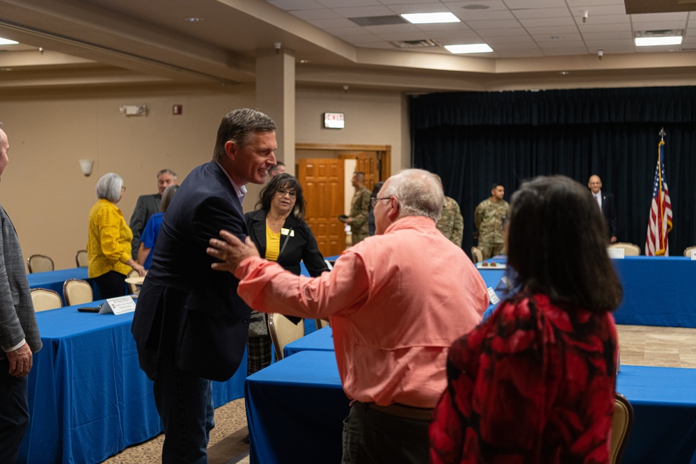 New Mexico Senators and Air Force leadership visit Cannon AFB to speak with community leaders