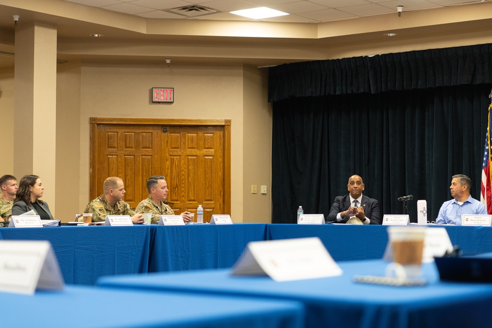 New Mexico Senators and Air Force leadership visit Cannon AFB to speak with community leaders