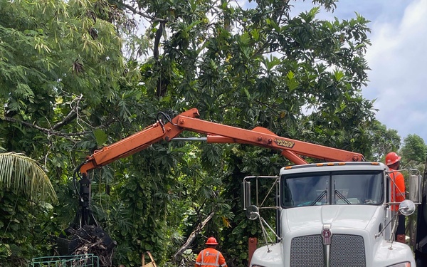 USACE Debris Mission, Typhoon Mawar