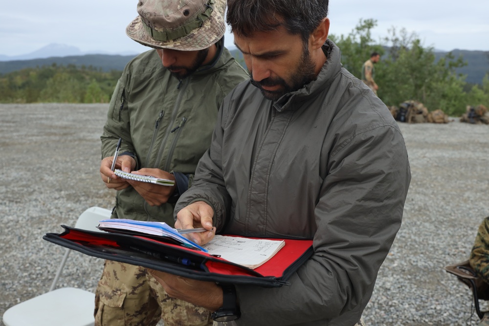 Sniper teams integrate during unknown distance training