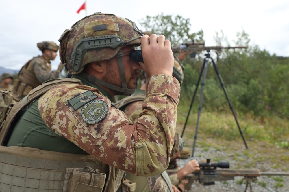 Sniper teams integrate during unknown distance training