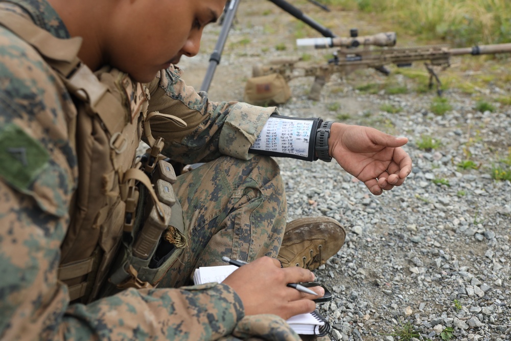 Sniper teams integrate during unknown distance training