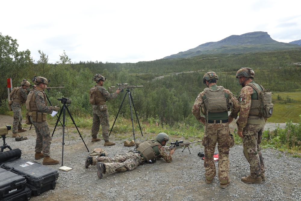 Sniper teams integrate during unknown distance training