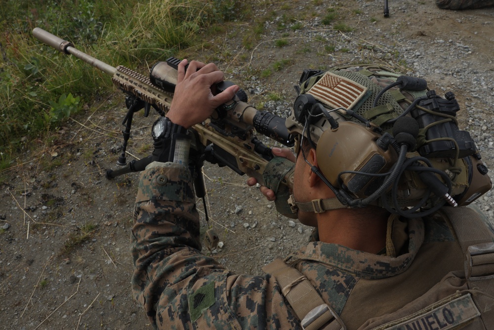 Sniper teams integrate during unknown distance training