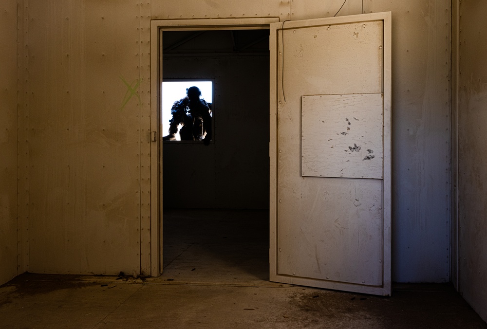 Marines with 3/7 conduct squad based urban attacks during AFX 5-23