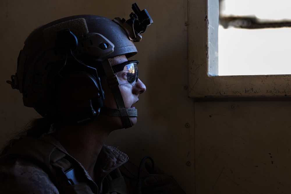 Marines with 3/7, 3rd AAB conduct platoon based urban attacks during AFX 5-23