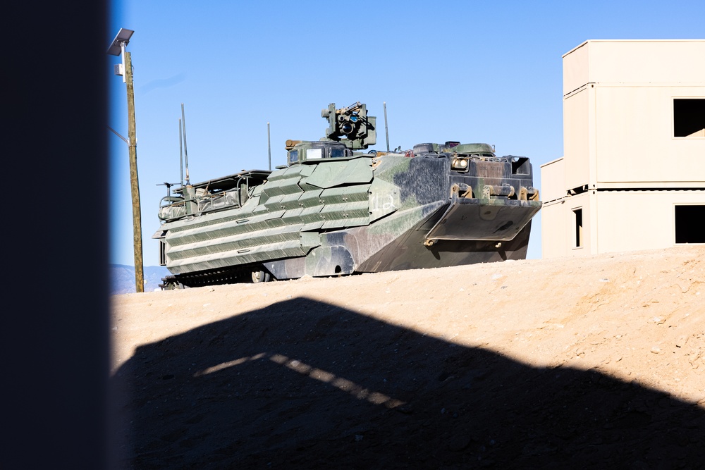 Marines with 3/7, 3rd AAB conduct platoon based urban attacks during AFX 5-23