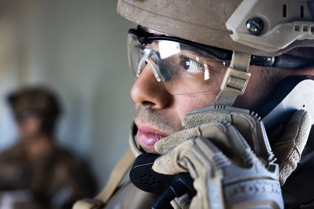 Marines with 3/7, 3rd AAB conduct platoon based urban attacks during AFX 5-23