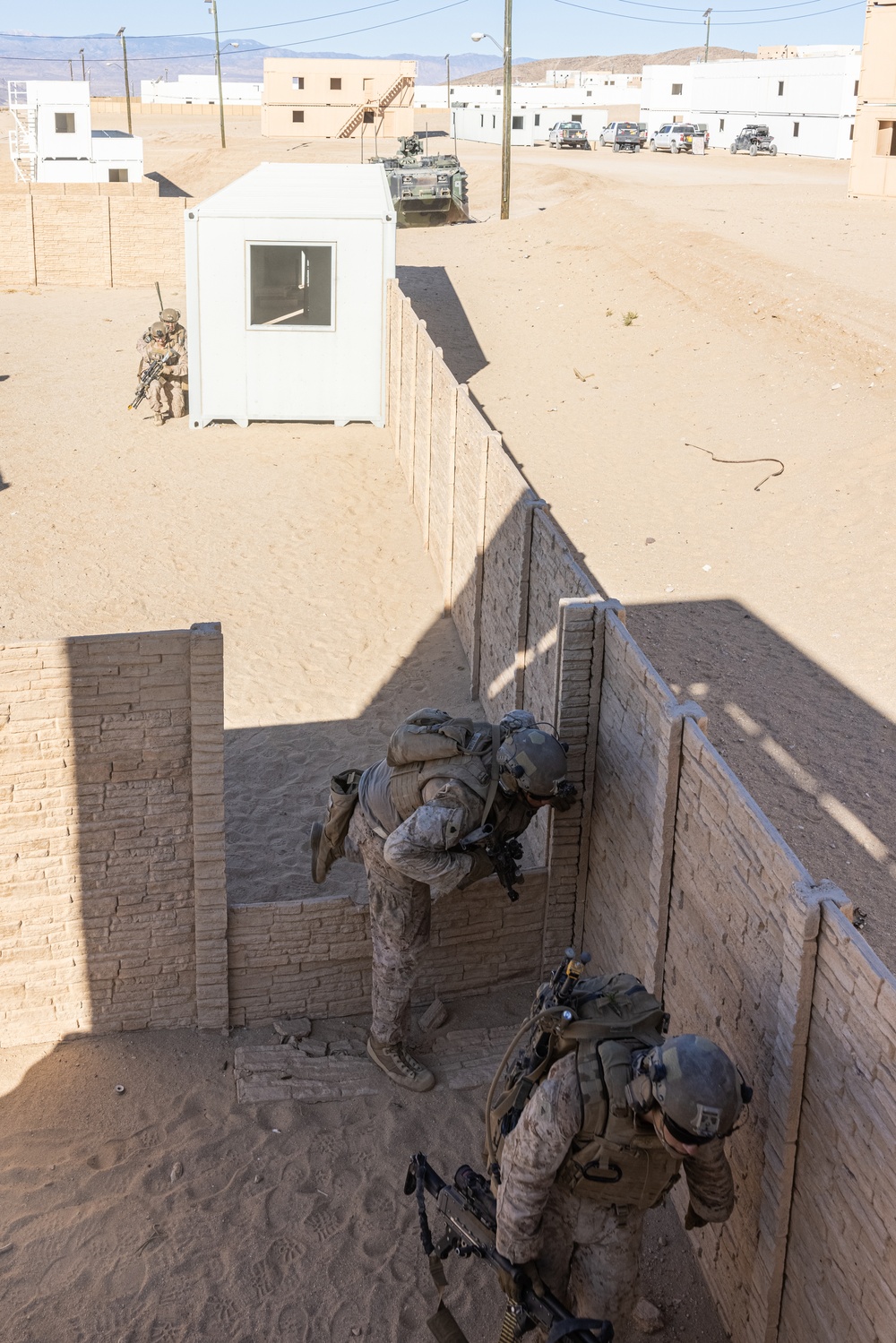 Marines with 3/7, 3rd AAB conduct platoon based urban attacks during AFX 5-23