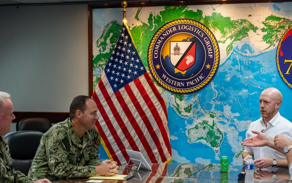 STAFFDEL Visits COMLOG WESTPAC