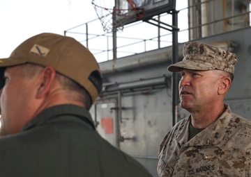 Maj. Gen. McPhillips visits the Puller