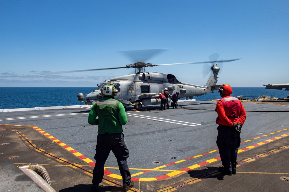 Nimitz Conducts Flight Deck Operations