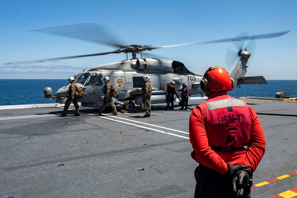 Nimitz Conducts Flight Deck Operations