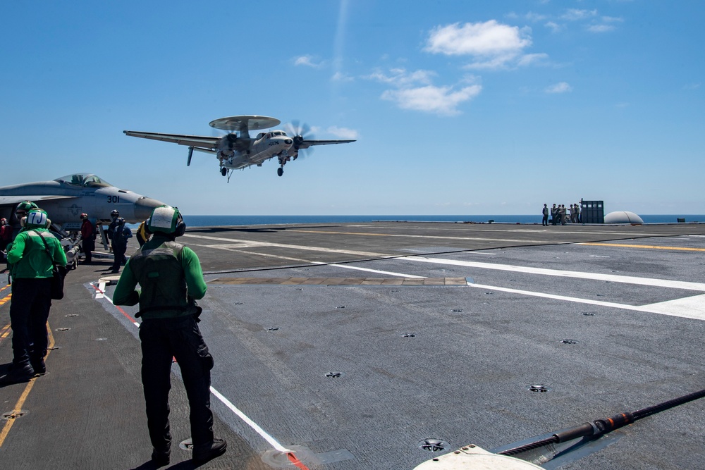 Nimitz Conducts Flight Deck Operations