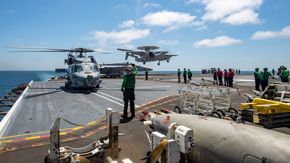 Nimitz Conducts Flight Deck Operations