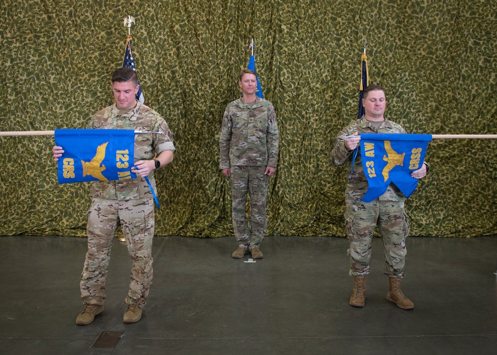 123rd CRG redesignates two squadrons