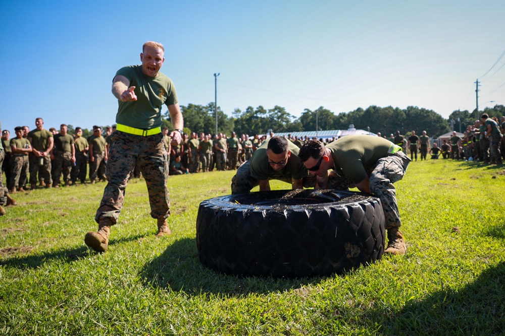 Logistics Marines compete in First Annual Commander's Cup