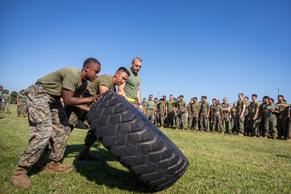 Logistics Marines compete in First Annual Commander's Cup