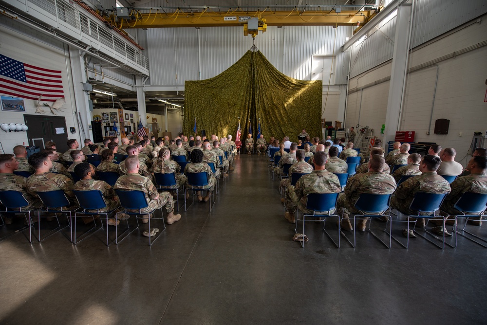 Skeens assumes command of 123rd Logistics Readiness Squadron