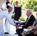 Military Funeral Honors Are Conducted for U.S. Navy Hospital Corpsman Petty Officer 3rd Class Ernest August Barchers, Jr. in Columbarium Court 11