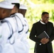 Military Funeral Honors Are Conducted for U.S. Navy Hospital Corpsman Petty Officer 3rd Class Ernest August Barchers, Jr. in Columbarium Court 11