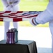 Military Funeral Honors Are Conducted for U.S. Navy Hospital Corpsman Petty Officer 3rd Class Ernest August Barchers, Jr. in Columbarium Court 11