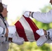 Military Funeral Honors Are Conducted for U.S. Navy Hospital Corpsman Petty Officer 3rd Class Ernest August Barchers, Jr. in Columbarium Court 11