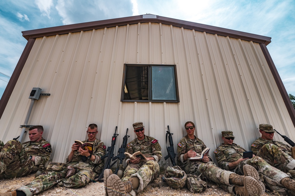 Basic Officer Leadership Course Soldiers fire at the range