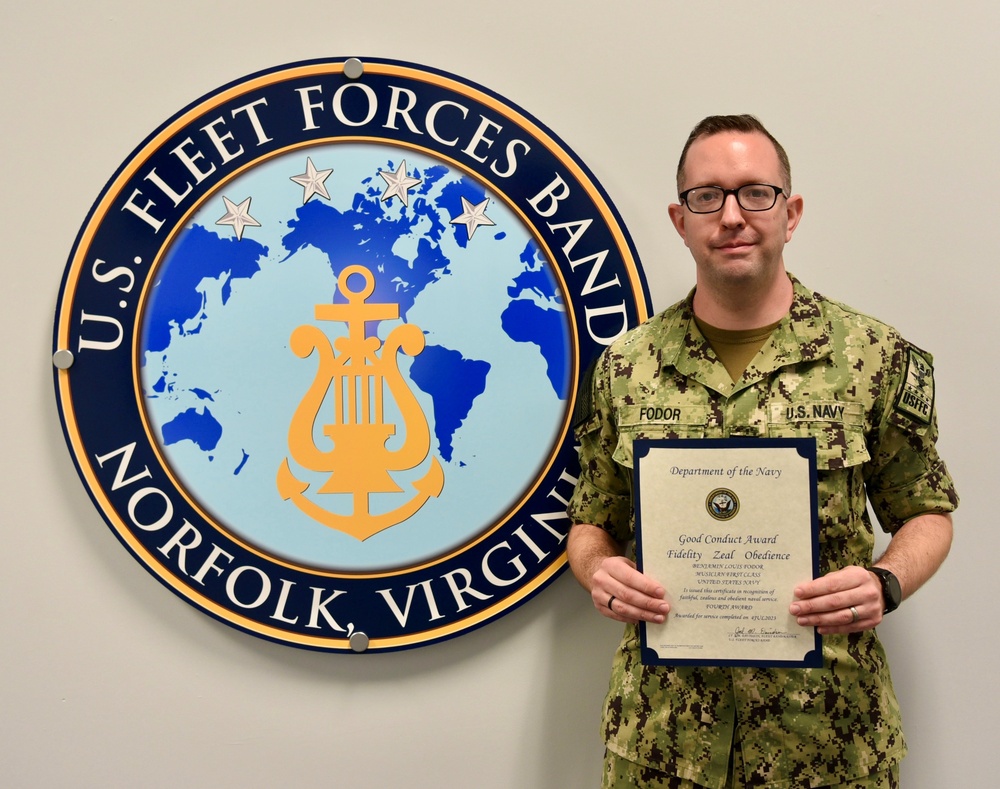 MU1 Fodor - Good Conduct Award