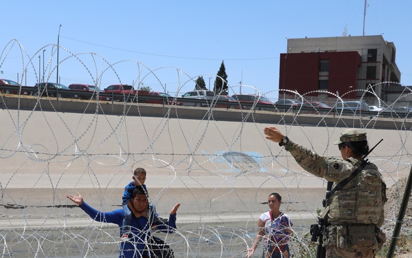 Oklahoma National Guard Soldier assists with Operation Lone Star
