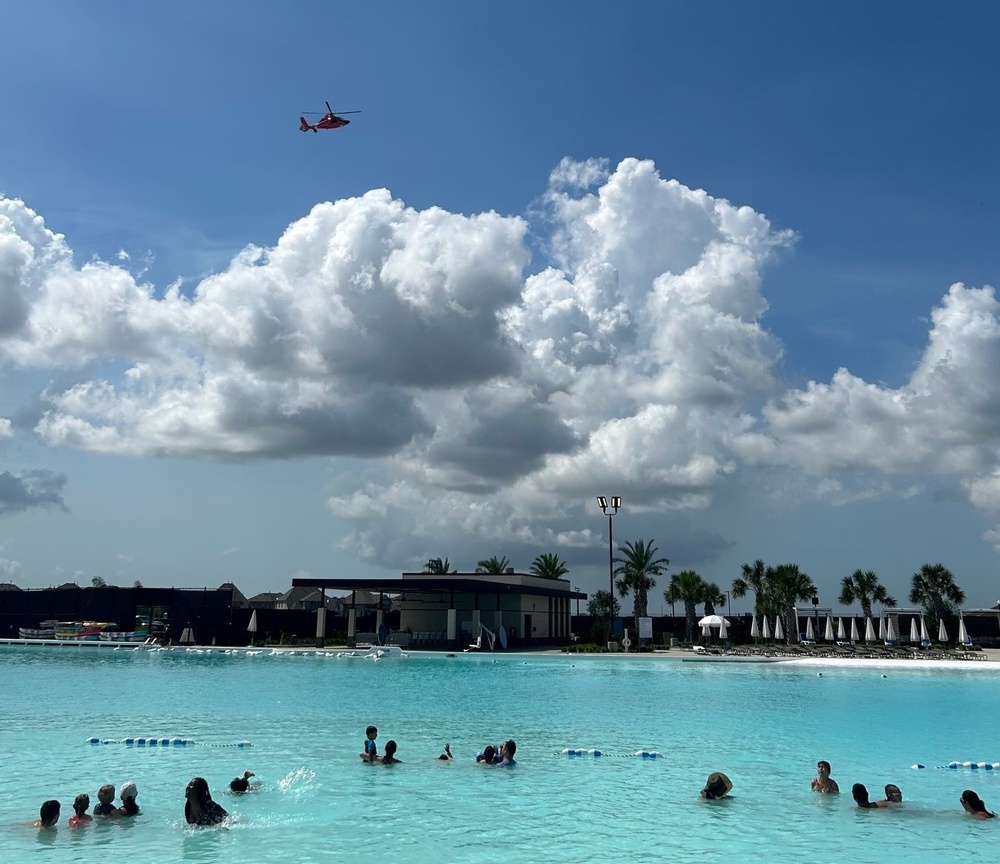 Coast Guard birthday celebration in Texas City, Texas
