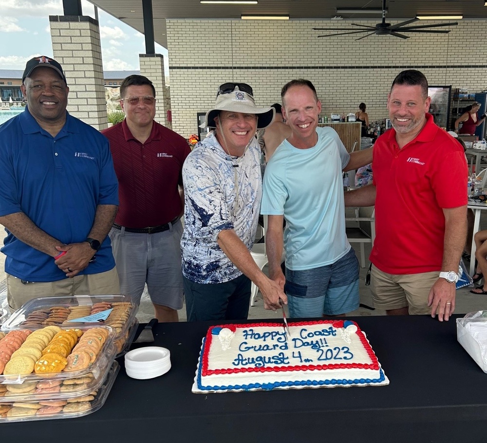 Coast Guard birthday celebration in Texas City, Texas