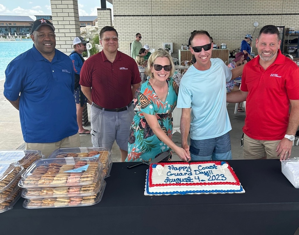 Coast Guard birthday celebration in Texas City, Texas