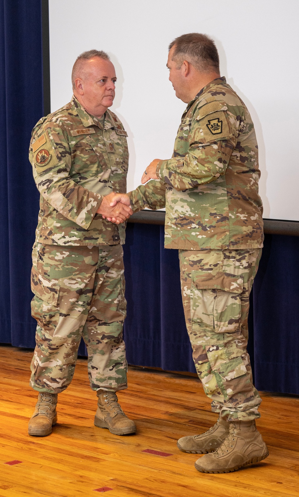 171st Guardsmen Awarded by Pa. Senior Enlisted Leader for Performance During Iron Keystone