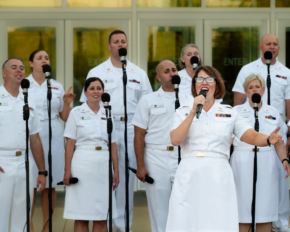 Navy Band Sea Chanters at National Museum of the Marine Corps