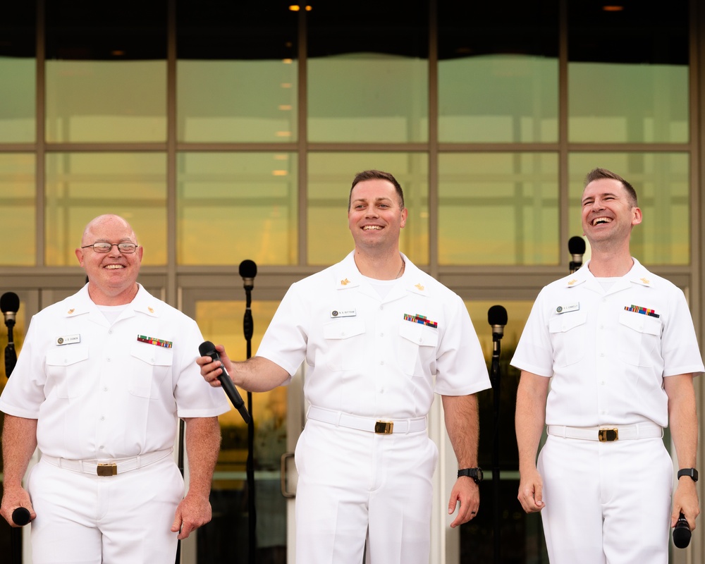 Navy Band Sea Chanters at National Museum of the Marine Corps