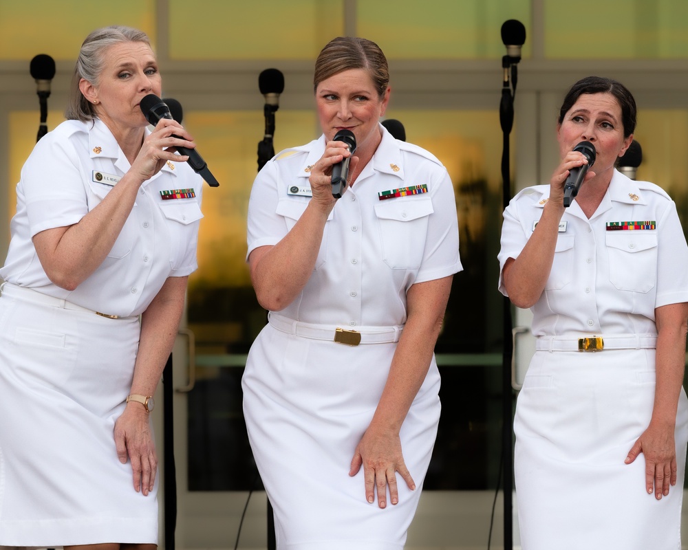 Navy Band Sea Chanters at National Museum of the Marine Corps