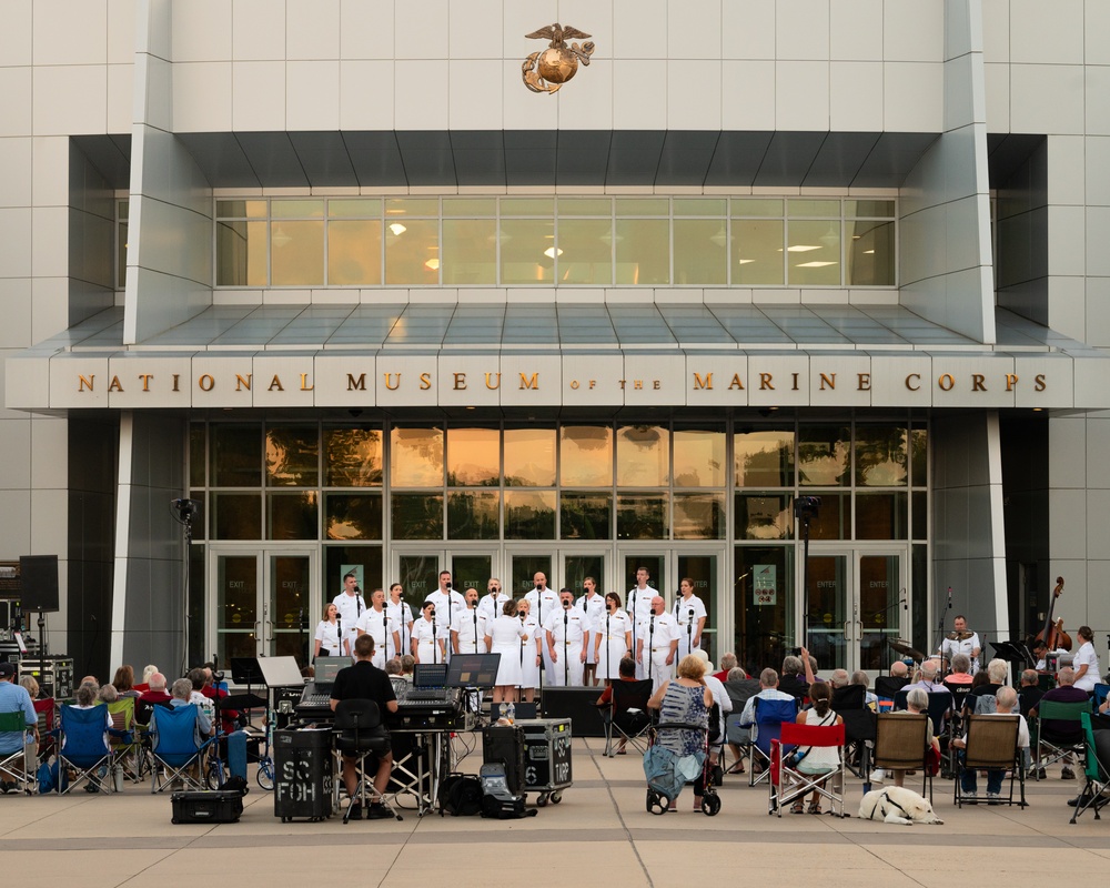 Navy Band Sea Chanters at National Museum of the Marine Corps