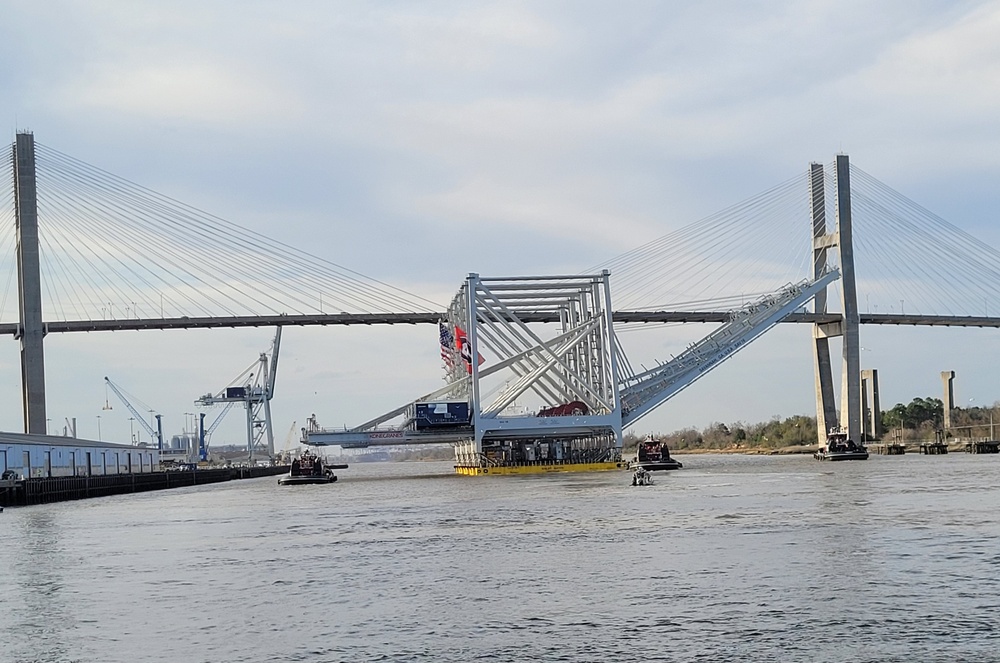 Coast Guard, partner agencies escort motor vessel Biglift Baffin down Savannah River